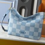 Louis Vuitton Vagabond Hobo Damier Denim Blue 38Cm N00202 - Image 2