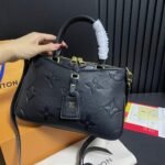 Louis Vuitton Trianon PM Monogram Empreinte Black 28Cm M46488 - Image 9