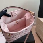 Gucci GG Emblem Small Bucket Bag Pink And Red 20Cm 815118 FAFF1 8649 - Image 7