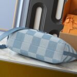Louis Vuitton Vagabond Hobo Damier Denim Blue 38Cm N00202 - Image 5