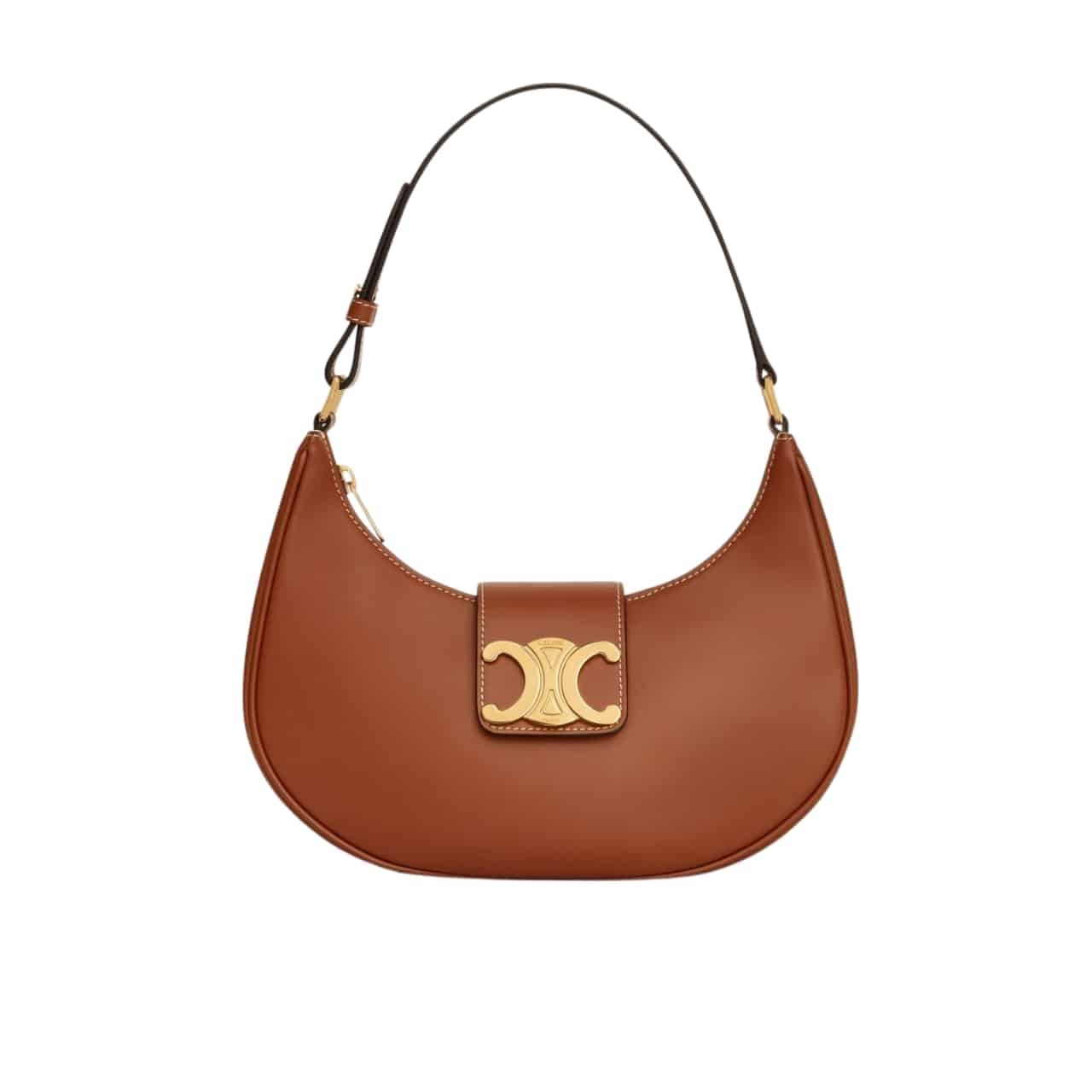 35-2-6 Celine Medium Ava Triomphe Bag In Smooth Tan 24Cm 114493Dgq 04Lu - Image 1