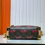 Louis Vuitton X Takashi Murakami Monogram Cerise Side Trunk MM 21cm Brown M14278 - Image 4