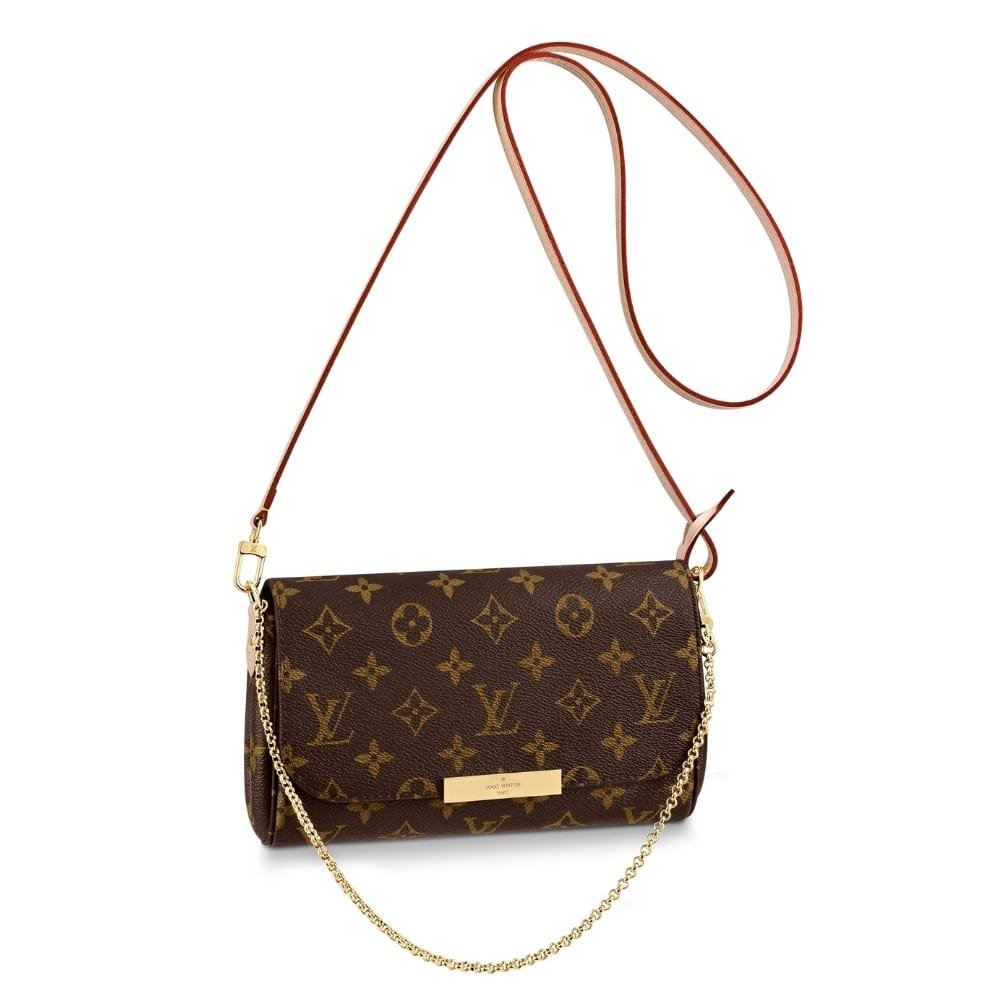 367 Louis Vuitton Favorite MM Monogram Brown 25Cm M40718 - Image 1