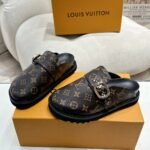 Louis Vuitton Cosy Flat Comfort Clog Cacao Brown 1Aaw6Q - Image 3