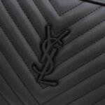 Saint Laurent Lou Camera Bag In Quilted Leather Black Noir 23Cm 761554DV7081000 - Image 5