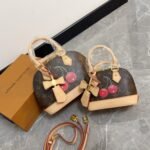 Louis Vuitton X Takashi Murakami Monogram Cerise Nano Alma Brown 16 Cm M13416 - Image 2