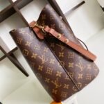 Louis Vuitton Néonoé MM Monogram Canvas Bucket Bag Caramel Brown 26cm M44887 - Image 3
