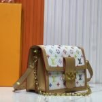 Louis Vuitton X Murakami Dauphine Soft GM Monogram Canvas White 25cm M13255 - Image 4