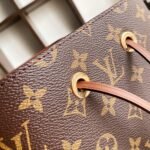 Louis Vuitton Néonoé MM Monogram Canvas Bucket Bag Caramel Brown 26cm M44887 - Image 4