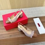 Valentino Garavani Valet Du Roi Slingback Pump Rose Cannelle And Garnet 7W2S0MH9DDT AGM - Image 2