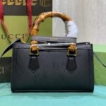 Gucci Diana Small Shoulder Bag Black Leather 25cm 735153 DJ24T 1092 - Image 3