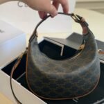Celine Teen Lulu In Triomphe Canvas Tan 20Cm 120722Fqm 04Lu - Image 3