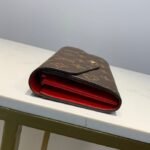 Louis Vuitton Sarah Wallet Monogram Canvas Coquelicot Red 19Cm M62236 - Image 2