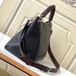 Louis Vuitton Beaubourg Hobo MM Mahina Perforated Leather Shoulder Bag Black 32cm M56073 - Image 4