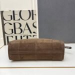 Prada Bonnie Large Suede Handbag Cacao Brown 38Cm 1Ba433 2C4S F0324 V Moo - Image 7