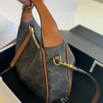 Celine Teen Lulu In Triomphe Canvas Tan 20Cm 120722Fqm 04Lu - Image 5