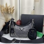 Prada Re Edition 2005 Satin Bag With Crystals 23Cm 1BH204 2AWL F0T7O V V9L - Image 2