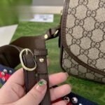 Gucci Ophidia Small Shoulder Bag Beige And Dark Brown GG Supreme 23Cm ‎722117 FAAX3 9789 - Image 5