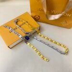 Louis Vuitton Monogram Tied Up Necklace Gold And Silver M02229 - Image 6