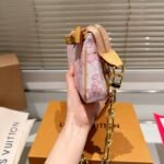 Louis Vuitton X Takashi Murakami Cherry Blossom Pochette Accessoires Bag Pink 20cm - Image 7