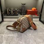 Gucci Gg Emblem Small Crossbody Bag Brown 23Cm ‎821155 Faed3 9786 - Image 4