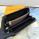 Louis Vuitton Zippy Wallet Wild At Heart Monogram Empreinte Giant Black 19cm M80680 - Image 4