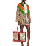 Gucci Ophidia GG Flora Medium Tote Bag Dark Red 44Cm 547947 HWHAC 8722 - Image 9