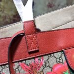 Gucci Ophidia GG Flora Medium Tote Bag Dark Red 44Cm 547947 HWHAC 8722 - Image 4