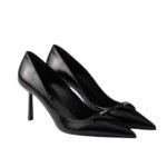 Prada Brushed Leather Pumps Black 1I928M 055 F0002 F 075