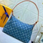 Louis Vuitton Baggy PM Monogram Denim Blue 30Cm M95049 - Image 6