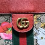 Gucci Ophidia GG Flora Medium Tote Bag Dark Red 44Cm 547947 HWHAC 8722 - Image 8