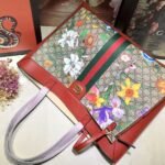 Gucci Ophidia GG Flora Medium Tote Bag Dark Red 44Cm 547947 HWHAC 8722 - Image 10