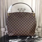 Louis Vuitton Graceful PM Damier Ebene Brown Red 35cm N44044 - Image 7