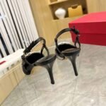 Valentino Vlogo Signature Slingback Pump Strap Crystal Black 3W0S0R01EWK ZRN - Image 3