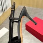 Valentino Vlogo Signature Slingback Pump Strap Crystal Black 3W0S0R01EWK ZRN - Image 6