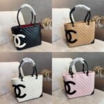 Chanel Cambon Line Medium Tote Bag In Black 28cm - Image 10