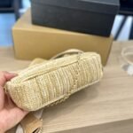 Prada Re Edition 2005 Crochet Bag Raffia Natural Tan 22CM 1BH204 2A2T F0018 V V9L - Image 6