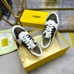 Fendi Match Sneaker Beige And Brown - Image 4