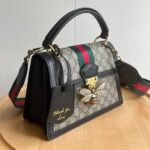 Gucci Queen Margaret Gg Small Top Handle Bag Black 25Cm - Image 2