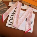 Louis Vuitton X Takashi Murakami Monogram Cherry Blossom Bandeau Bb In Rose 120cm M94969 - Image 2