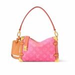 Louis Vuitton Side Trunk MM Monogram Origine Rose Ruban 23Cm
