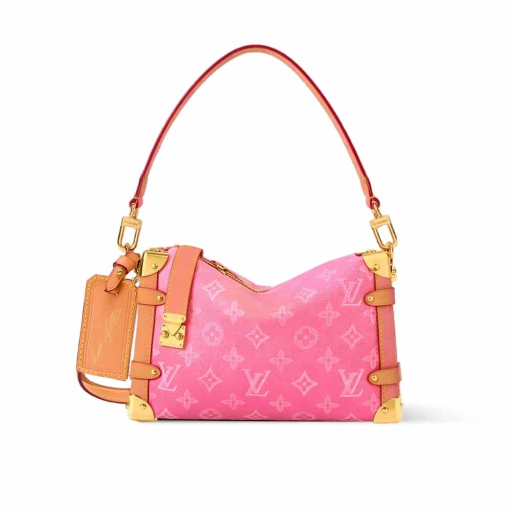 455-2-1 Louis Vuitton Side Trunk MM Monogram Origine Rose Ruban 23Cm - Image 1