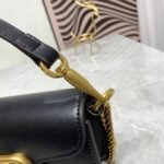 Valentino Garavani Locò Small Shoulder Bag In Black 20cm 7W2B0K53ZXL 0NO - Image 3