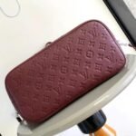 Louis Vuitton Neverfull MM Monogram Empreinte Wine Red 31Cm M25855 - Image 5