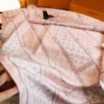Louis Vuitton Lv Monogram Confidential Square Scarf Pink 90cm - Image 3