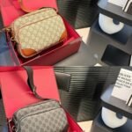 Gucci GG Emblem Medium Crossbody Bag Beige And Brown 23Cm 821160 FAED3 9786 - Image 3