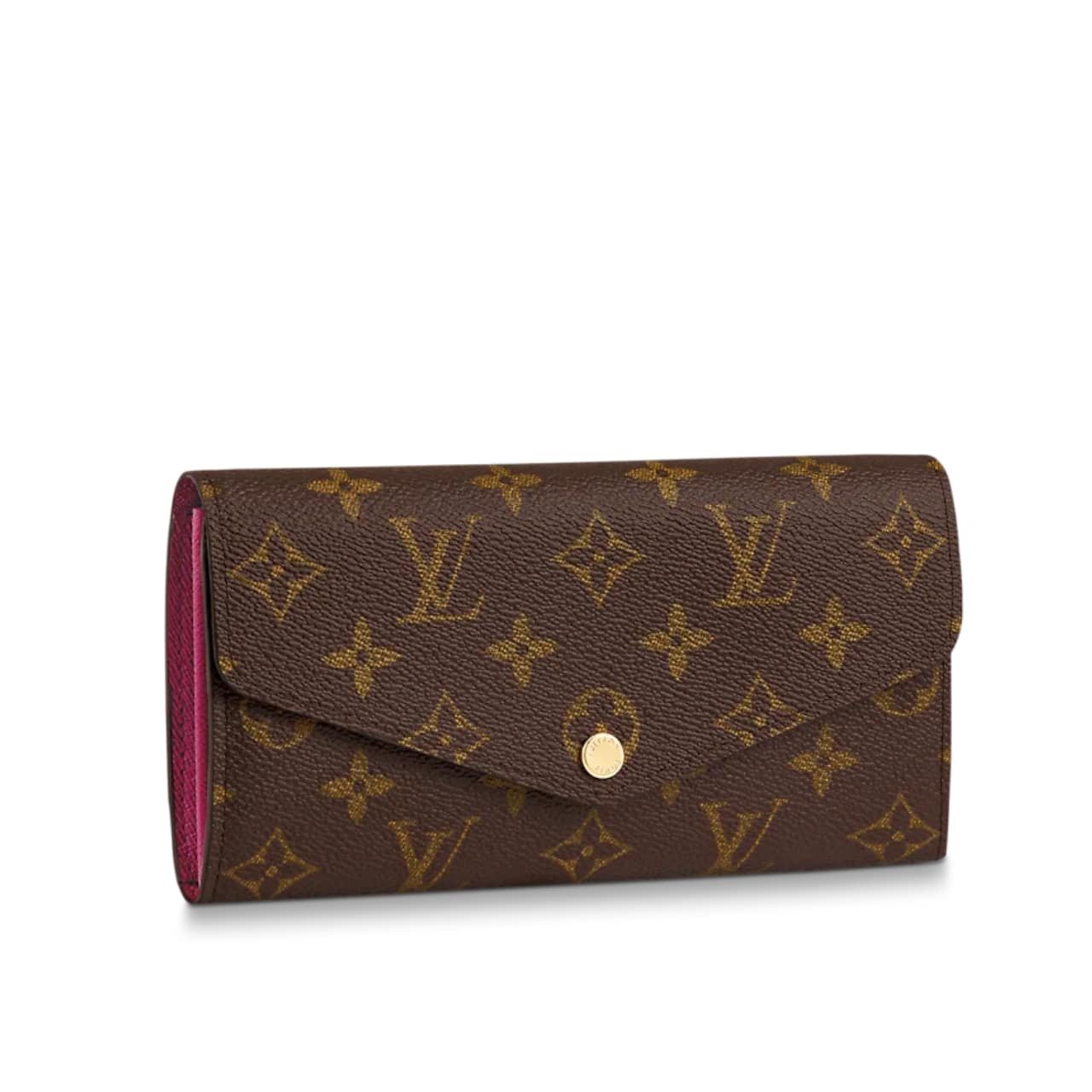 47-1-1 Louis Vuitton Sarah Wallet Fuchsia Pink 19Cm M62234 - Image 1