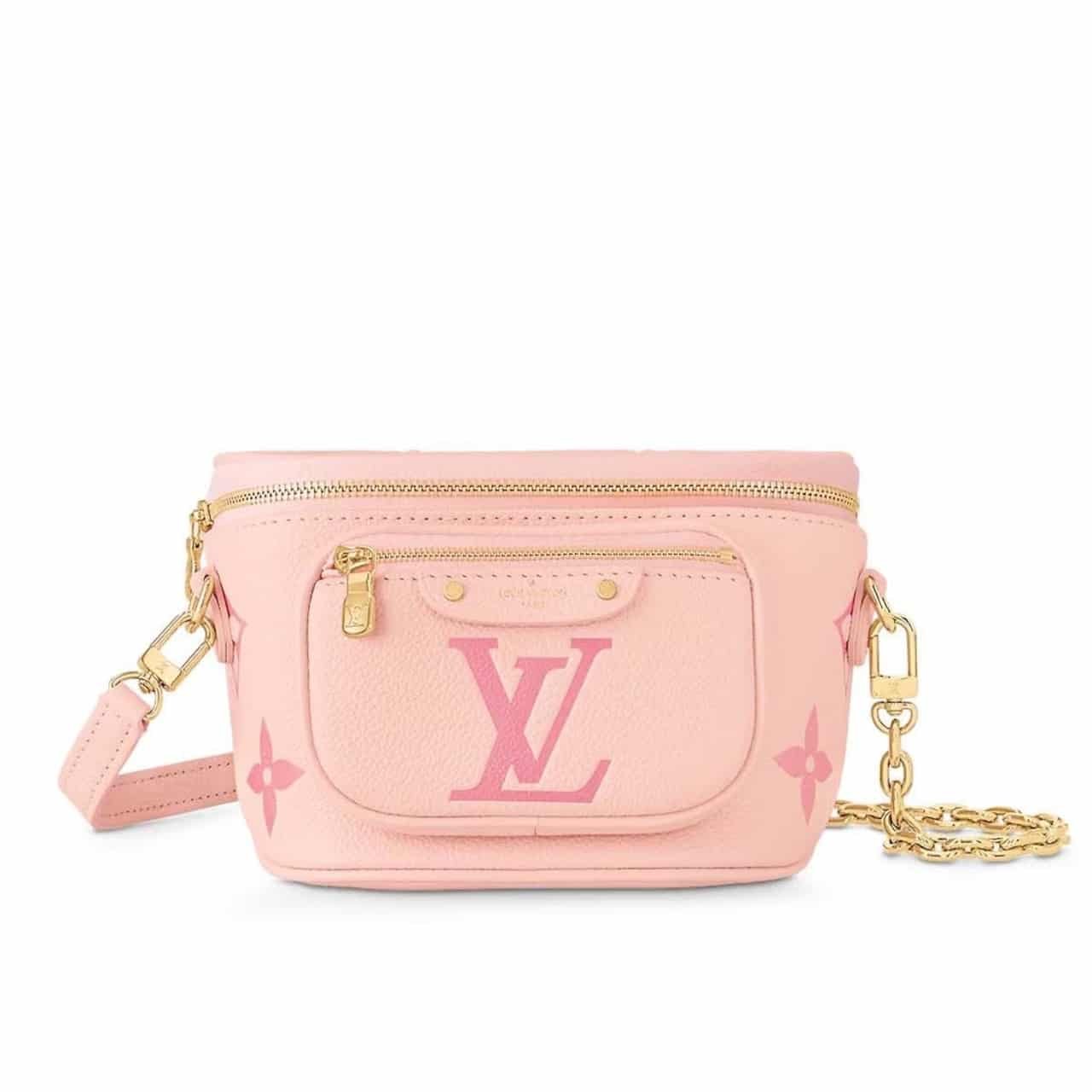 47-3 Louis Vuitton Mini Bumbag Pink 18Cm M82347 - Image 1