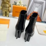 Louis Vuitton Silhouette Ankle Boot Black 1Abp9J - Image 4
