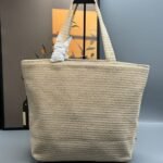 Prada Raffia Tote Bag Natural 32cm 1BG392 2C2T F0018 V OOL - Image 4